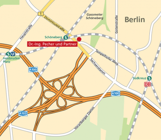 Lageplan Berlin – Dr.-Ing. Pecher und Partner